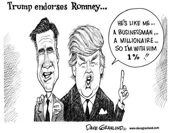 More Romney Cartoons