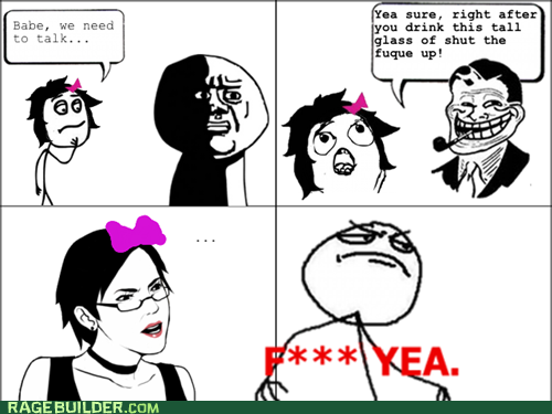 my first ever rage comic... designed by yours truly... and redundantly