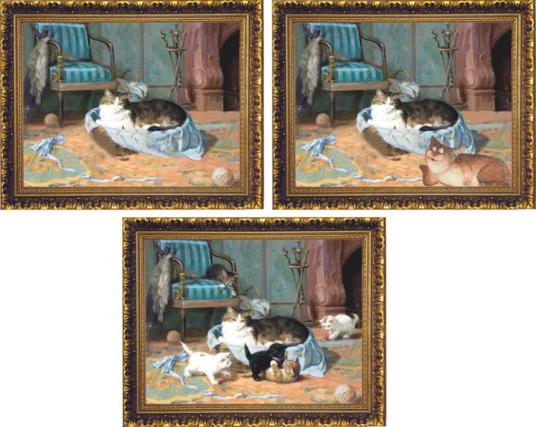 famous painting before and after