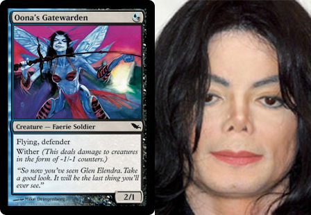 Magic the Gathering Cards Inspired by Celebrities