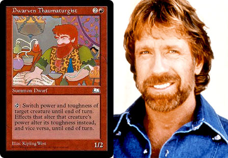 Magic the Gathering Cards Inspired by Celebrities