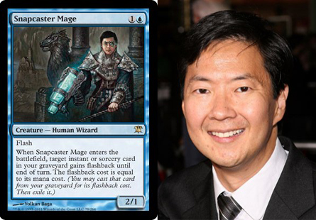 Magic the Gathering Cards Inspired by Celebrities