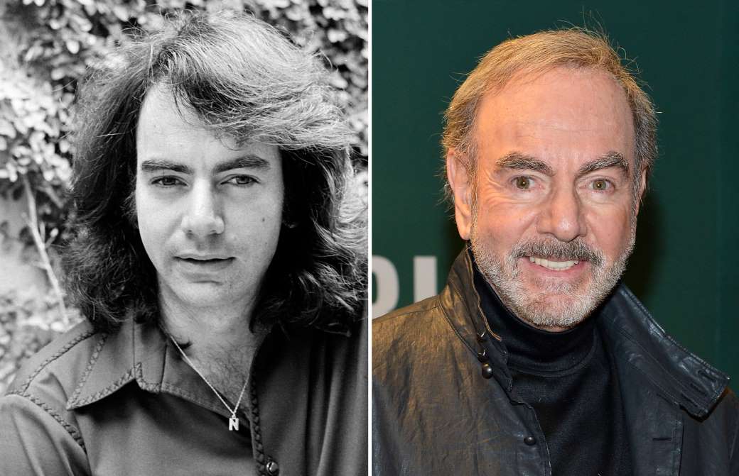 neil diamond then and now