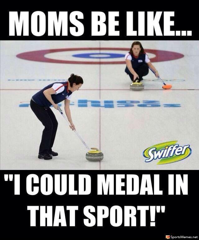 funny winter olympic memes - Moms Be ... Swiffer "I Could Medal In That Sport!" Sports Memes.net