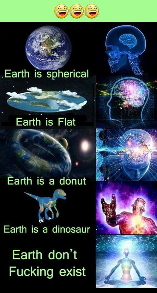 random pic earth is a dinosaur - Earth is spherical Earth is Flat Earth is a donut Earth is a dinosaur Earth don't Fucking exist