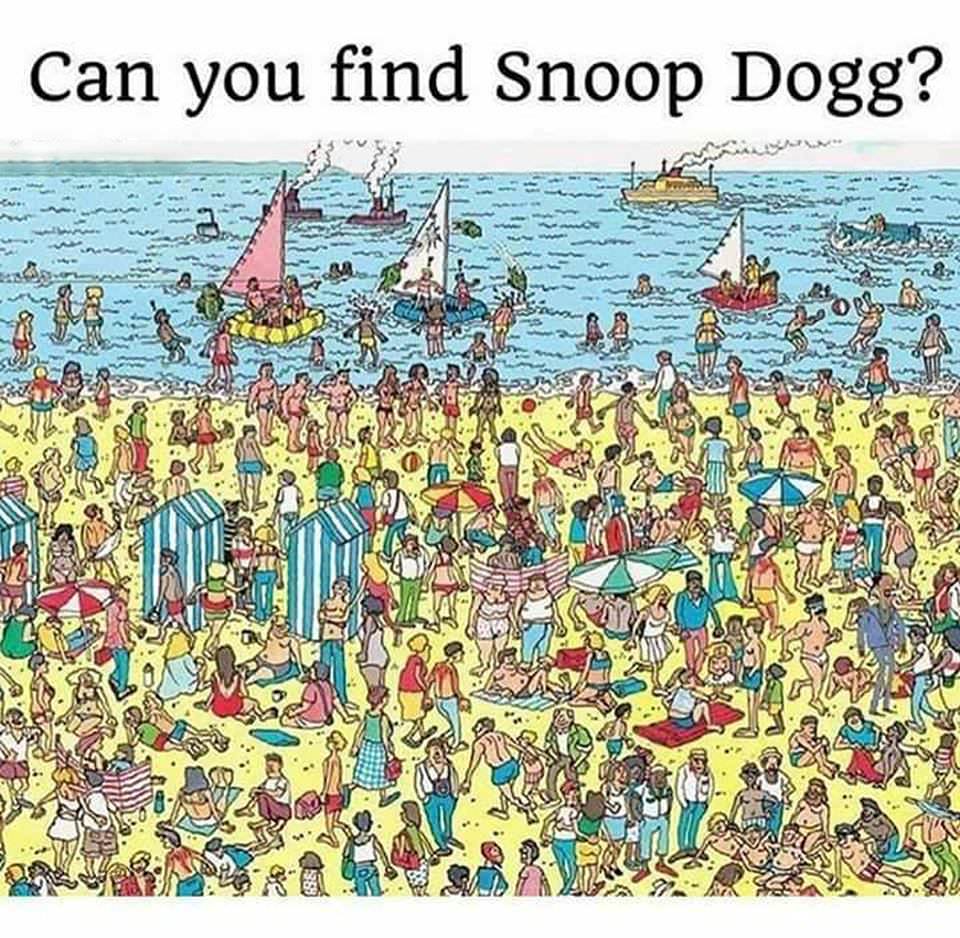 random pic wheres waldo - Can you find Snoop Dogg? PA33 S