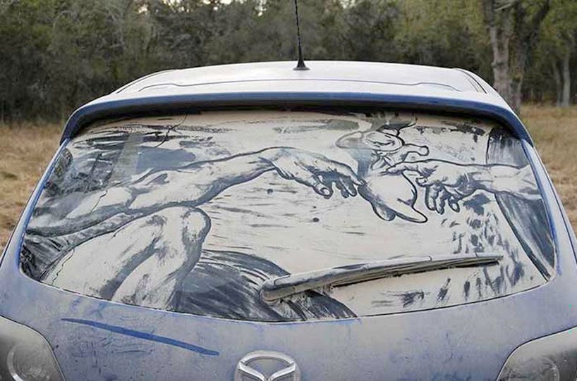 23 Examples of Dirty Car Art