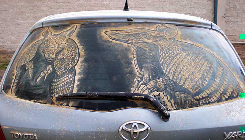 23 Examples of Dirty Car Art