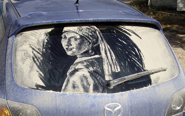 23 Examples of Dirty Car Art