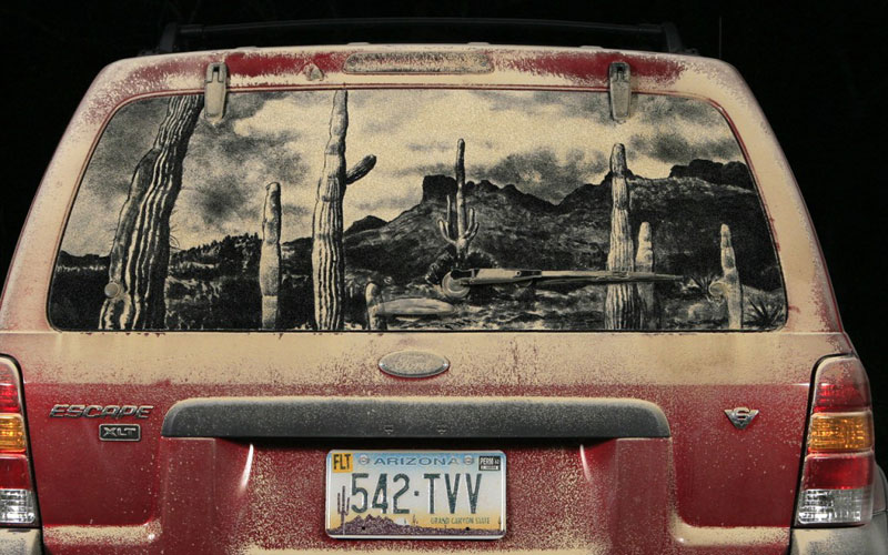 23 Examples of Dirty Car Art