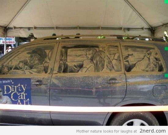 23 Examples of Dirty Car Art