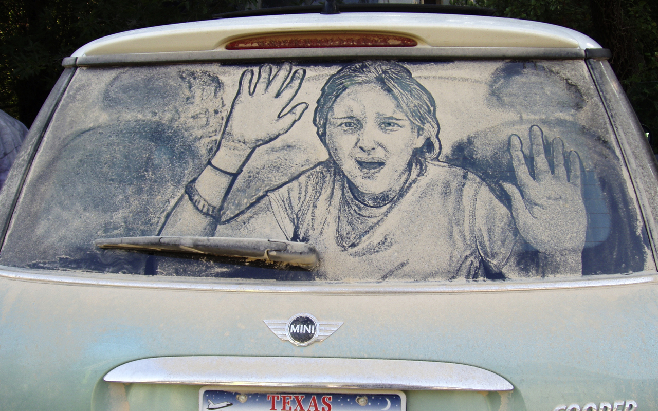 23 Examples of Dirty Car Art