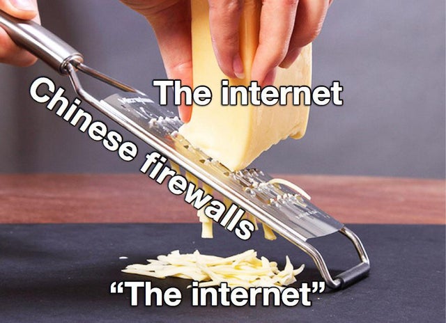 material - Chinese firewalls The internet "The inter "The internet"