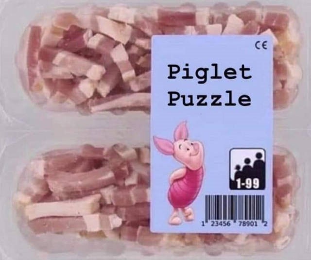 piglet puzzle - Piglet Puzzle 1199 123456789012