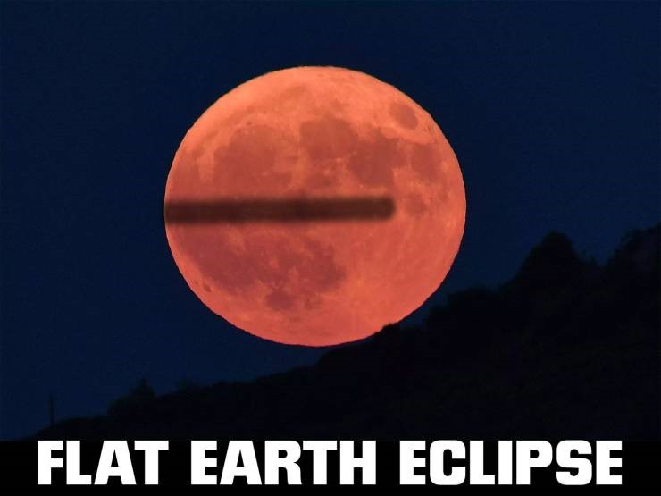 moon - Flat Earth Eclipse