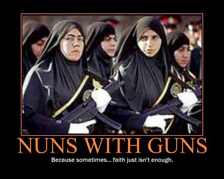 Before the idiots come out of the woodwork, I know these aren't nuns.