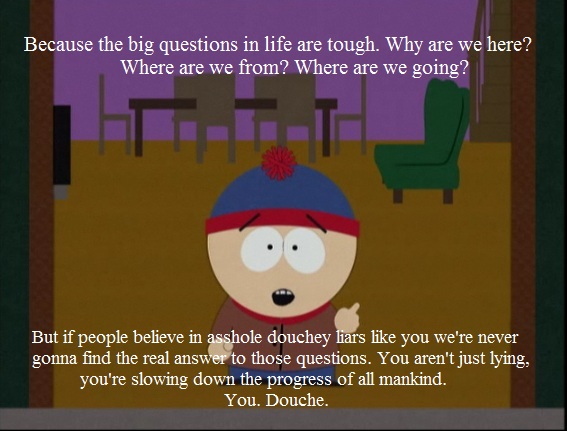 Once again, South Park rules.