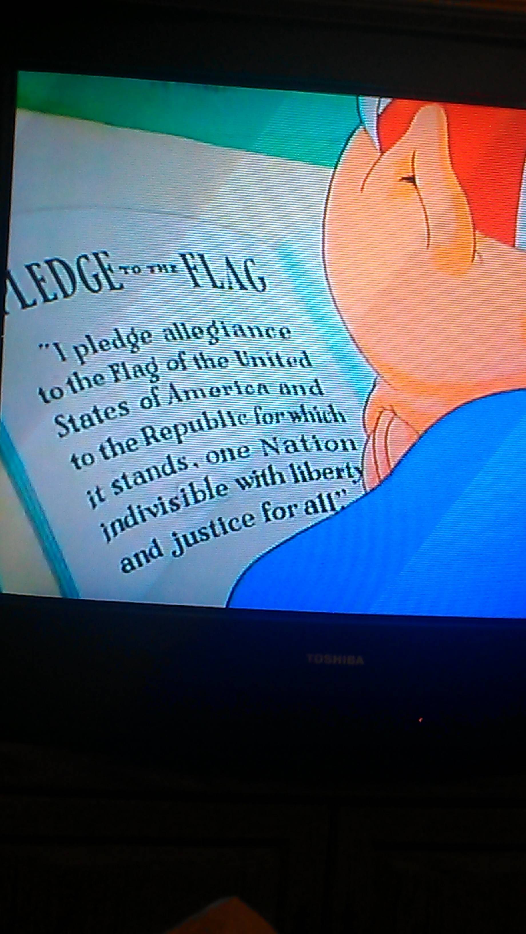 This was in a Looney Tunes cartoon titled "Old Glory" produced in 1939.