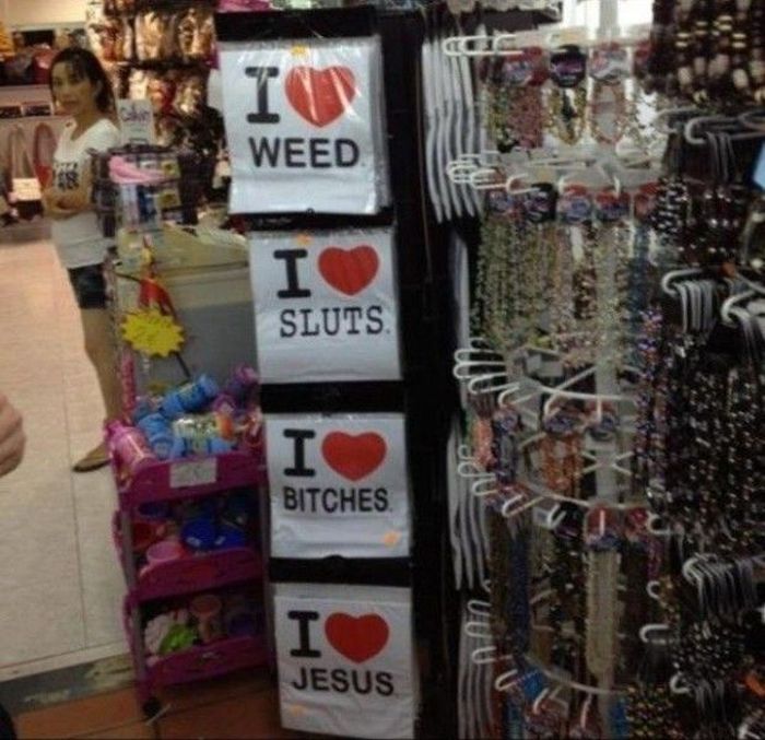 Weed, Btiches AND Sluts Come Before Jesus!