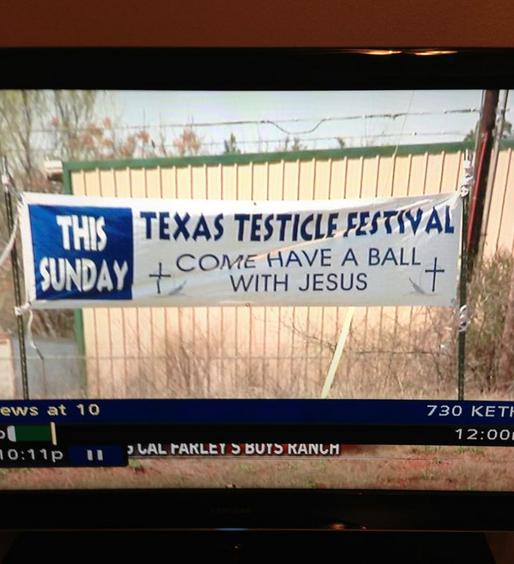 Jesus likes balls...obviously.
