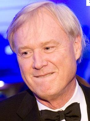 Chris Matthews. Mr. "thrill up my leg" looks like everyone's old grandmother, or trying to look like lesbian Anne Heche.