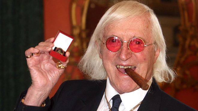 Jimmy Savile. T.V. Host. Allegations of child abuse are rampant. I guess everything about his appearance wasn't warning enough?