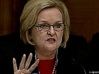 Sen. Claire McCaskill. Missouri. Another damn lawyer. You just can't keep those high school nerds down I'm tellin' ya.
