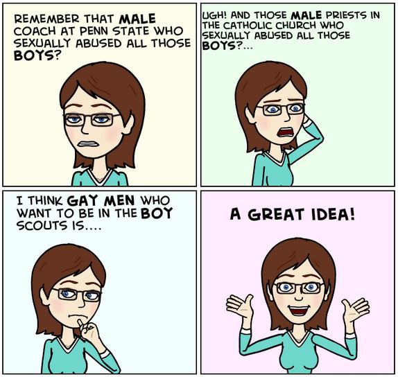Why do gay men want to be Scout Leaders so badly? Yeesh!