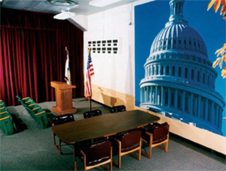 A communications room to let everyone know Congress is still in control, unfortunately.