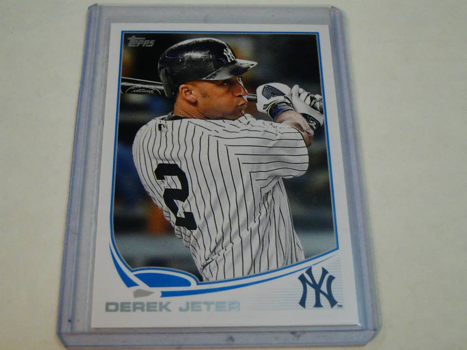 2013 Topps Derek Jeter 2This was the first time Topps used Jeters uniform number as his card number in their base set.
