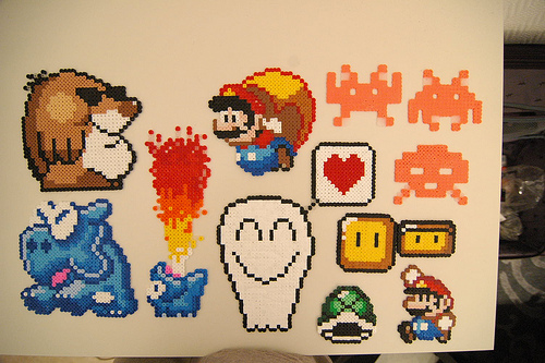 Nintendo Perler Bead Designs