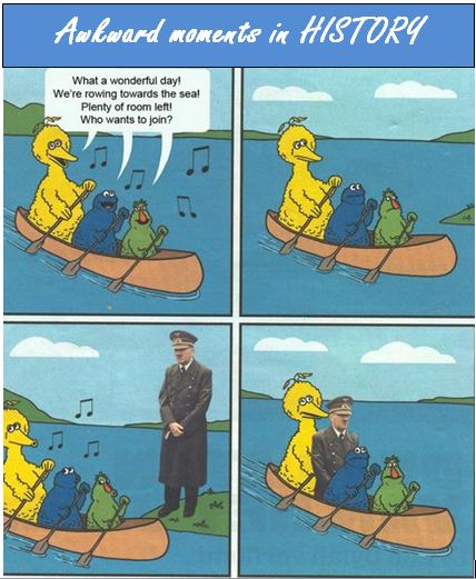 Cartoon, Sesame Street,hitler,funny