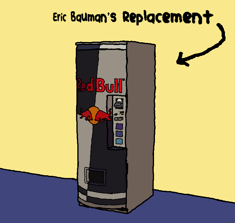 cartoon - Eric Bauman's Replacement Red Bull