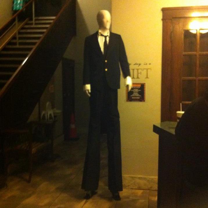 my slenderman costume, will be featured in the Terror at Skellington Manor haunt next year