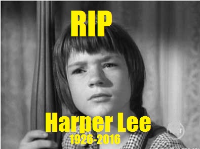 Harper Lee. AKA Shirley Temple was a child star actor/musician..  RIP.