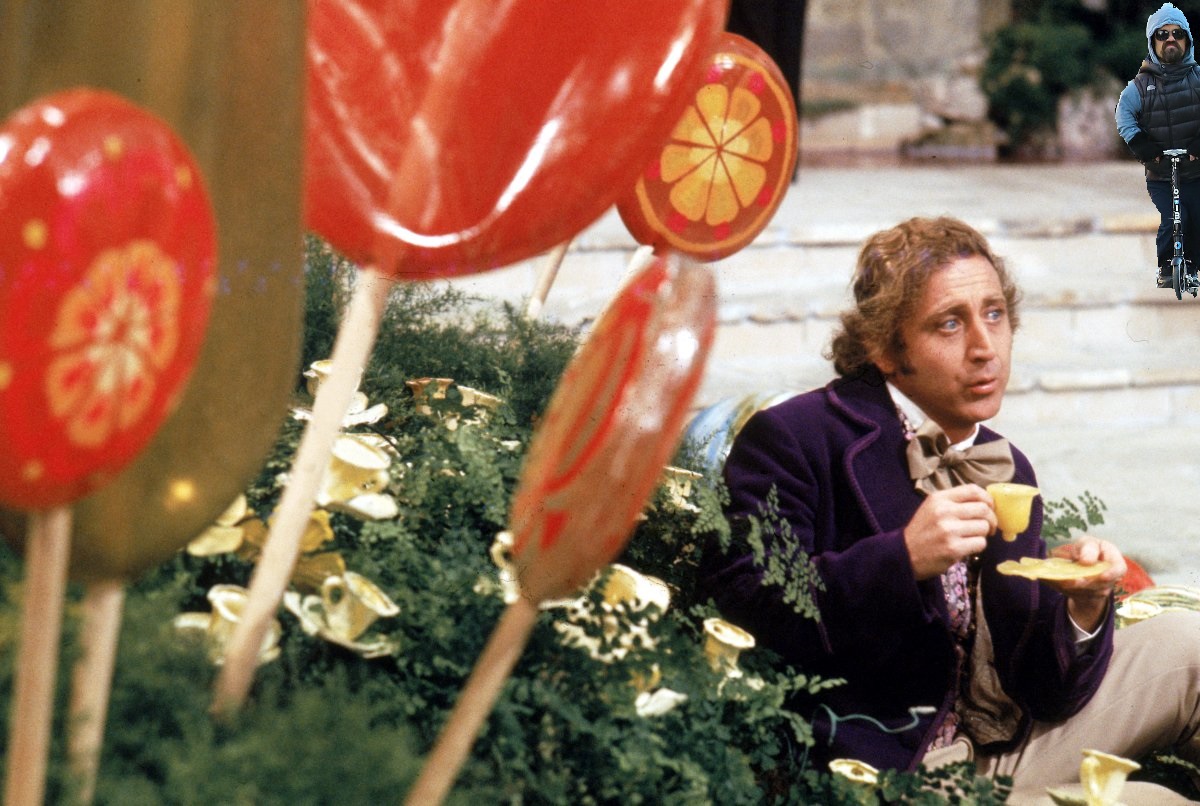 Peter is in the 1970's movie Charlie and the Chocolate Factory.