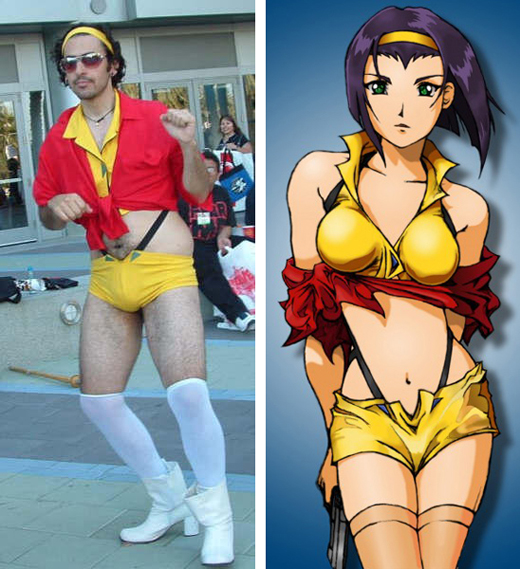 Cosplayers and Anime Equivalents
