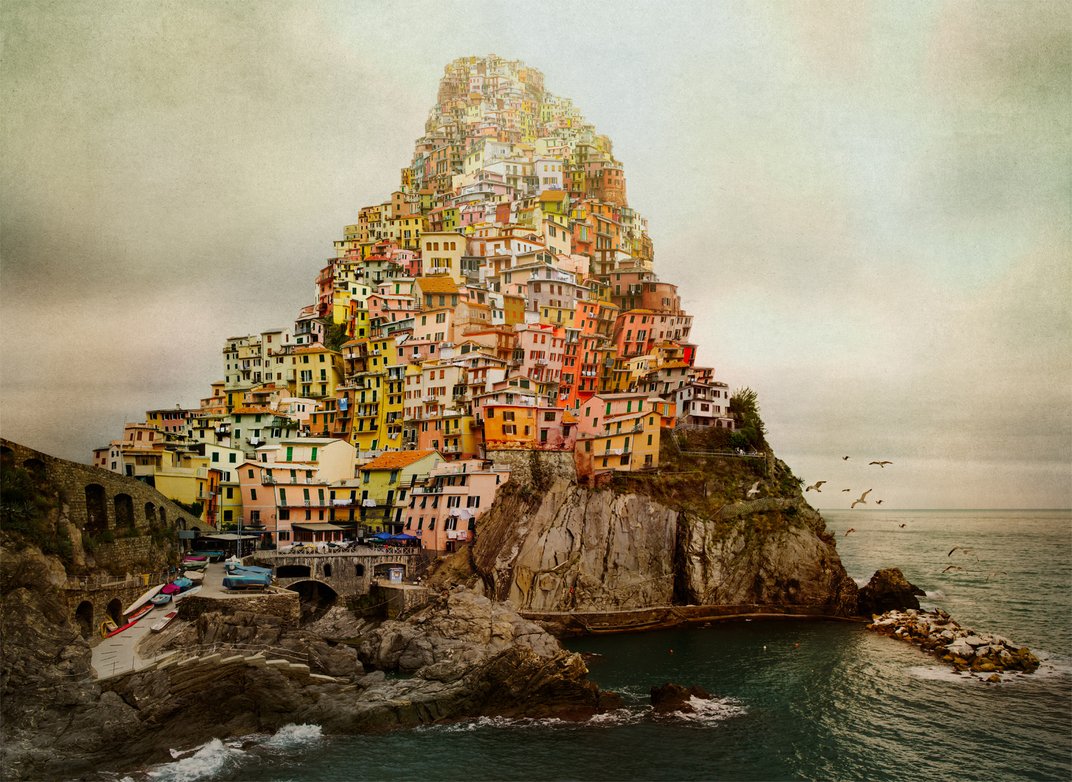 Cinque Terre, Italy - photo by Dina Bova (altered photos category)