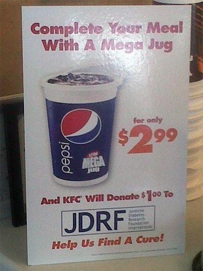 JDRF stands for Juvenile Diabetes Research Foundation.