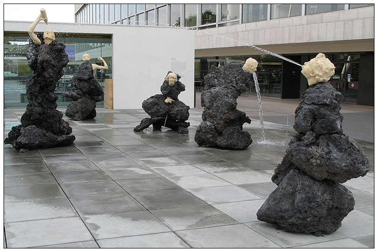"Fountain Sculptures" in London, UK