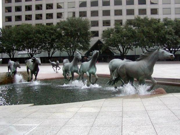 "Running Horses" in Texas, USA