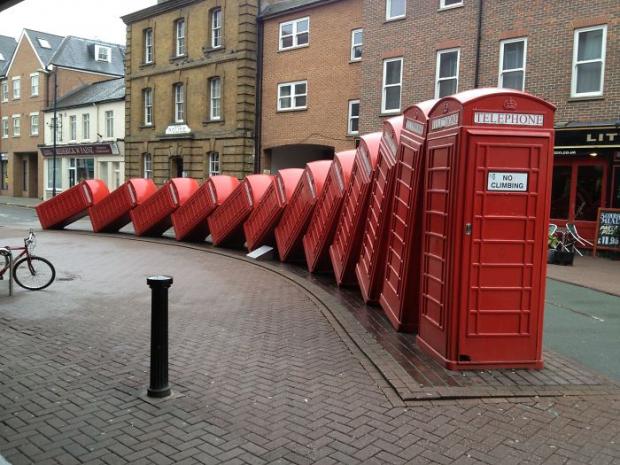 "Telephone Boxes" in London, UK