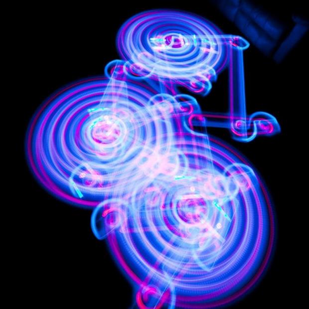 Roombas With LEDs Attached Make BEAUTIFUL Art