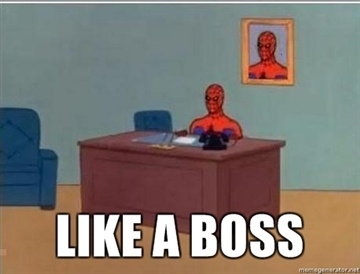 Spiderman: Like a boss