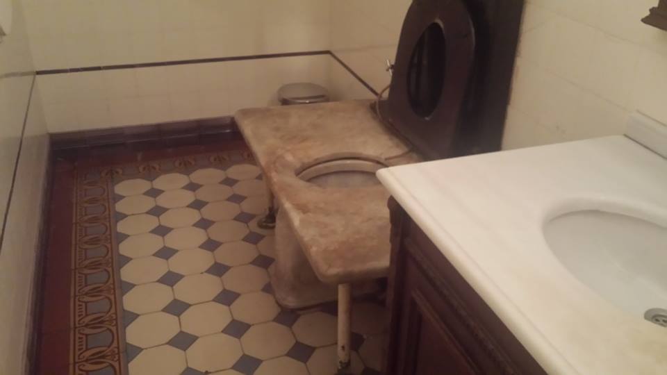 old style toilet in Istanbul restaurant