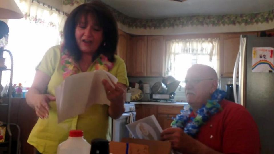 A Staten Island, New York, man surprised his parents with a vacation to Hawaii this Mother's Day for their 50th anniversary next month after learning they've always dreamed of going but believed they'd never see Hawaii in their lifetime because of the expense.