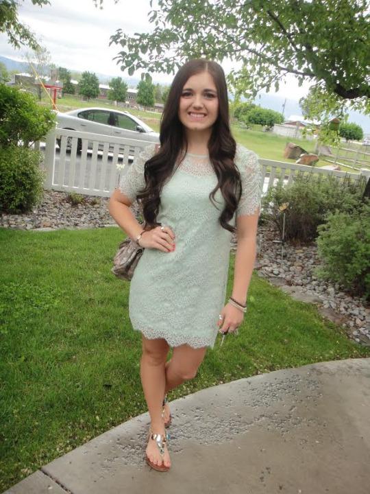 A high school senior was suspended with only 30 minutes left of her school year after wearing a dress that violated school dress code.