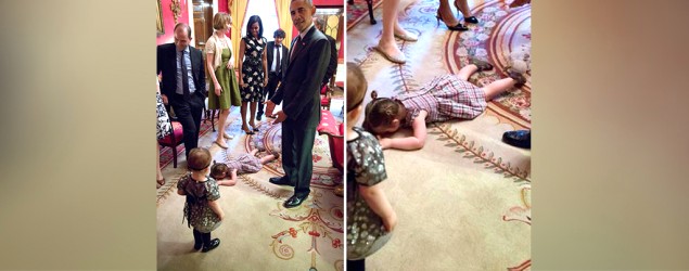 Little Girl’s Temper Tantrum at the White House Leaves President Obama Speechless