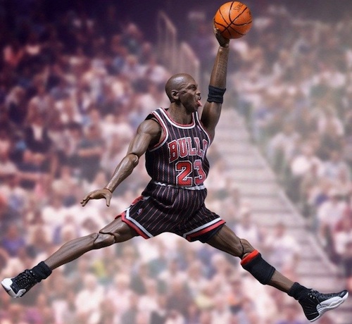 One basketball legend ; Michael Jordan