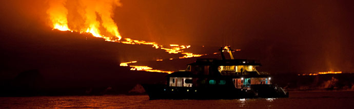 Galapagos volcano erupts for first time in 33 years